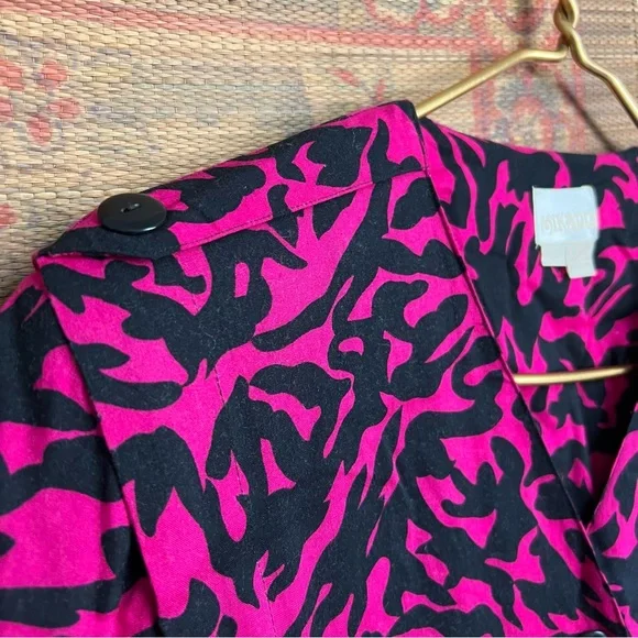 1980’s Funky Patterned Midi Dress - Picture 6 of 7